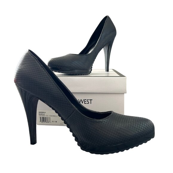 Nine West Rewindo Black Pumps, Size 9 - Picture 1 of 8